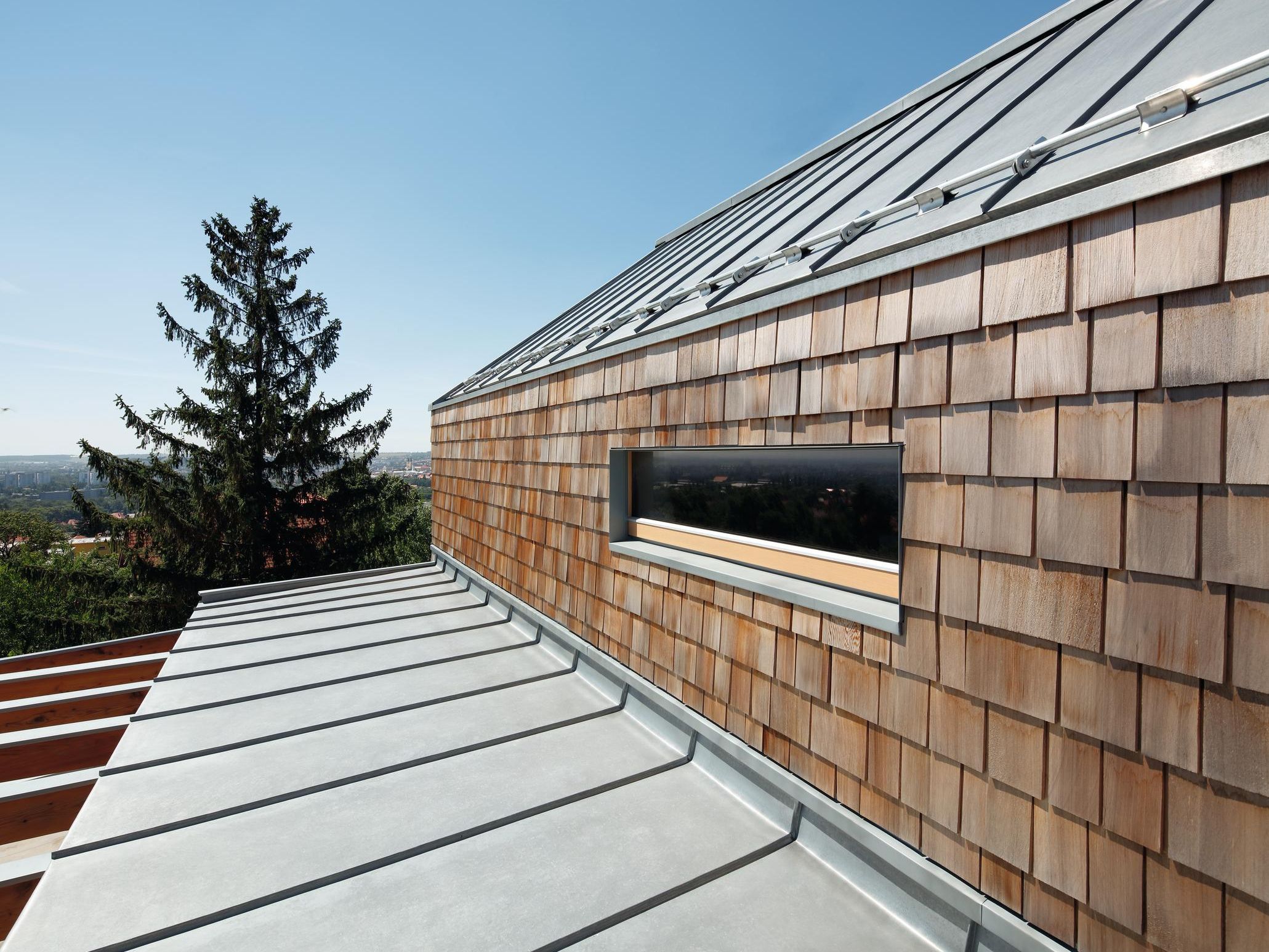 Dachsystem RHEINZINK Weinberghaus Zobor