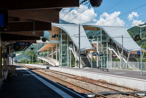 Bahnsteigüberführung Cluses